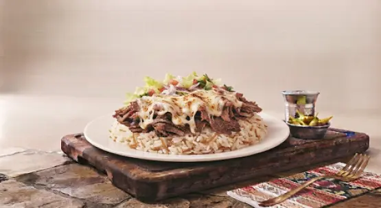 Peynirli etli döner