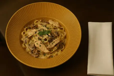 Towukly we kömelekli fettuçine