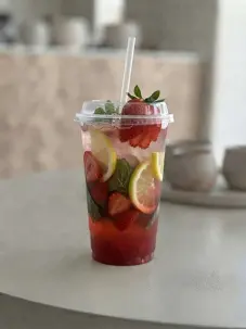 Klubnikaly mohito