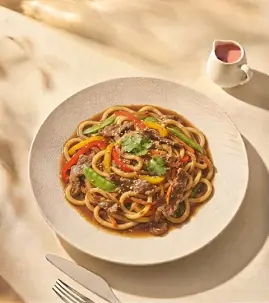 Mal etli udon