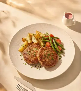 Kotlet + garnir