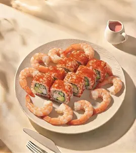 Krewetkaly Kaliforniýa rolly