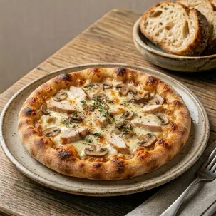 Kömelekli towuk pizza