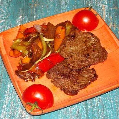 Teriyaki sously medalyonlar