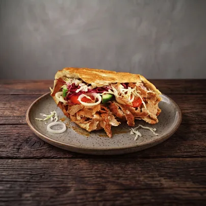 Çörek döner (sygyr etinden)