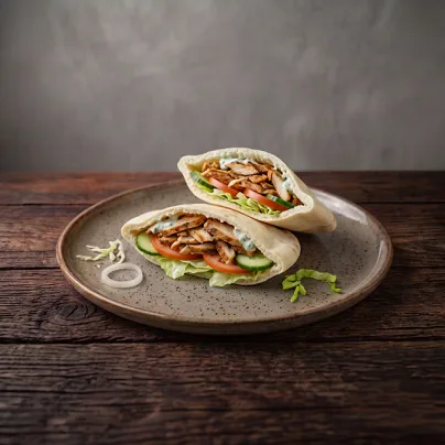 Tombik döner (towuk etinden)