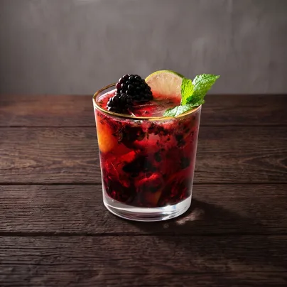 Berry mohito