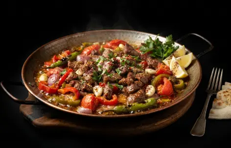 Saçda tawa kebap