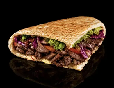 Çörek döner sygyr etinden