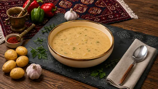 Kömelek krem çorbasy