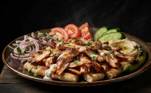 Tabakda towuk döneri