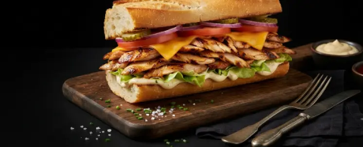 Baton döner (towuk etinden)