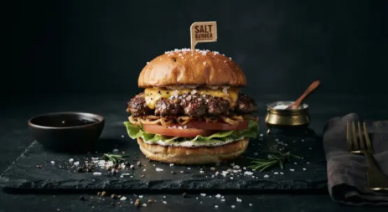 Salt burger