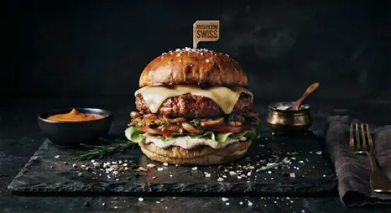 Kömelekli burger