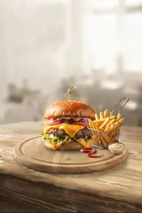 Çizburger +fri