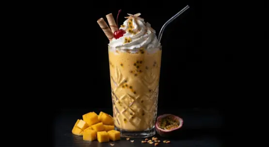 Mango-marakuýýa milkşeýk