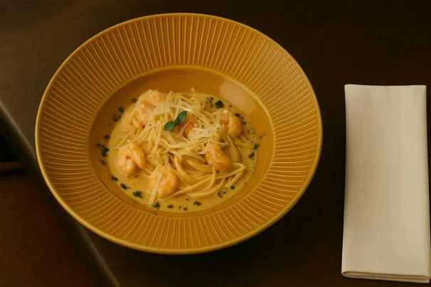 Krewetkaly linguine